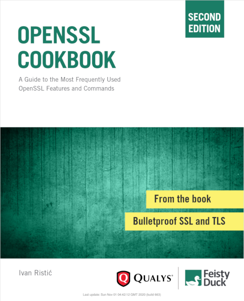 Umschlag des Buches OpenSSL Cookbook